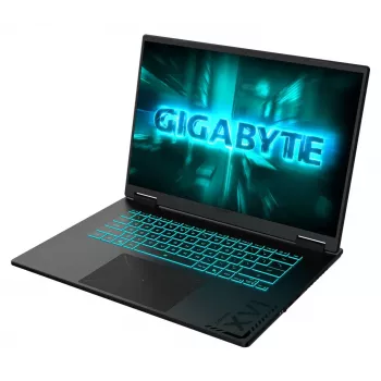 GIGABYTE A16 16 colių 165 Hz žaidimų nešiojamasis kompiuteris - AMD Ryzen 7 260, 32GB RAM, 512GB SSD + 1TB HDD, NVIDIA GeForce RTX 5060, be OS