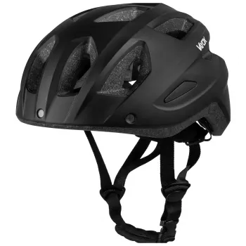 Vayox Kask Active matinės juodos spalvos dviračio šalmas su LED M