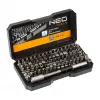 NEO TOOLS 99 dalių atsuktuvų antgalių rinkinys su rankena, S2 plieno, 1/4 inch šešiabriaunis