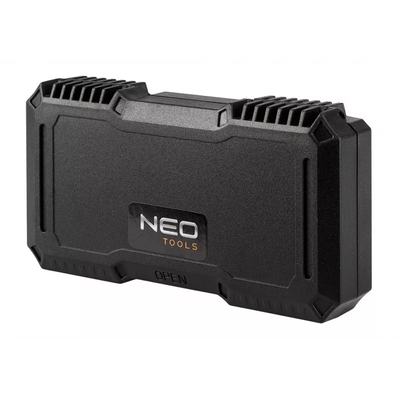 NEO TOOLS 99 dalių atsuktuvų antgalių rinkinys su rankena, S2 plieno, 1/4 inch šešiabriaunis