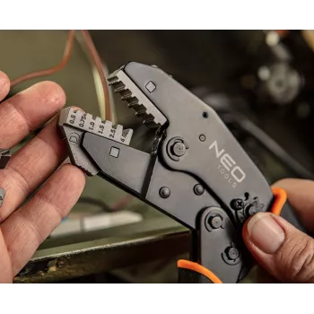 NEO TOOLS Ferrule Crimping Pliers 0,5-16 mm² (22-6 AWG) presavimo replės