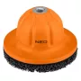 NEO TOOLS 11-136 Ratų stebulės valymo diskų rinkinys, 150 mm, 1/2 inch pavara, neaustinis abrazyvinis diskas rūdžių šalinimui
