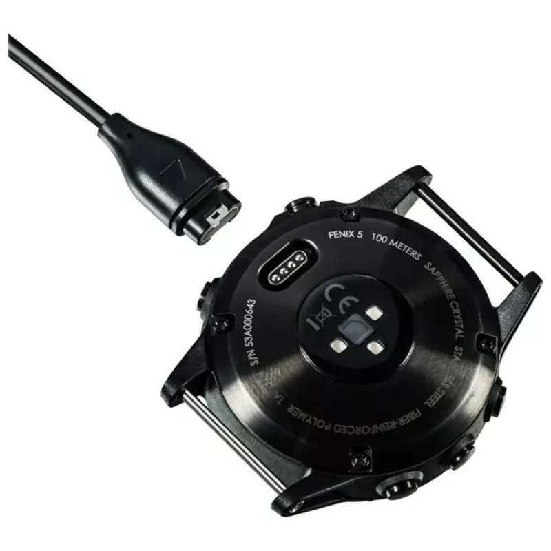 Beline USB-A įkrovimo laidas Garmin išmaniesiems laikrodžiams 1m juodas