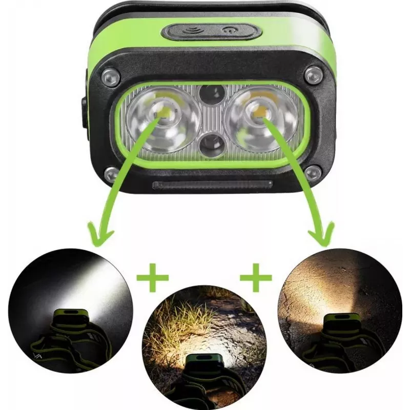 Vayox VA0453 daugiafunkcis LED darbinis žibintas su Bluetooth garsiakalbiu 2x5W 450lm 8000mAh