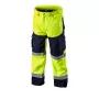NEO TOOLS Softshell aukšto matomumo darbo kelnės, fluorescencinės geltonos, XL dydis