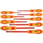 NEO TOOLS 9 dalių 1000V izoliuotų atsuktuvų rinkinys su įtampos testeriu
