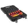 NEO TOOLS 01-307 Izoliuotų lizdų rinkinys 1000V, 8 vnt., 1/2 colio pavara, metrinis, VDE sertifikuotas