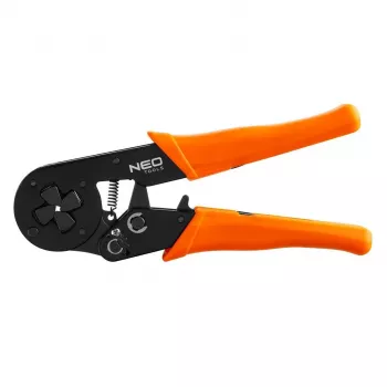 NEO TOOLS TOP-01-536 Reketinės užspaudimo replės izoliuotiems antgaliams 0,5-6 mm² (20-10 AWG), 220 mm