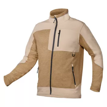 NEO TOOLS Softshell megztinis OUTDOOR, smėlio spalvos, S dydis