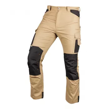 NEO TOOLS Mix&Match darbo kelnės su Cordura® sutvirtinimu, smėlio-juodos spalvos, XXXL dydis