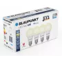 Blaupunkt LED lemputė E27 A60 570 lm 6W 2700K, 4 vnt. (BLAUPUNKT-E27-6W-WW-4)