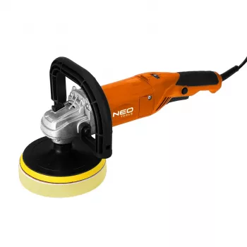 NEO TOOLS 04-701 Rotacinis poliruoklis 900W 150 mm, kintamo greičio, su minkštu paleidimu