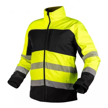 NEO TOOLS Softshell didelio matomumo darbo striukė geltona-juoda XXL