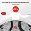 Rockbros įtraukiamas trosinis spynos 32420981001 raudonas - 3 skaitmenų kombinacija, 90 cm pintas plienas