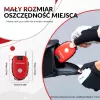 Rockbros įtraukiamas trosinis spynos 32420981001 raudonas - 3 skaitmenų kombinacija, 90 cm pintas plienas