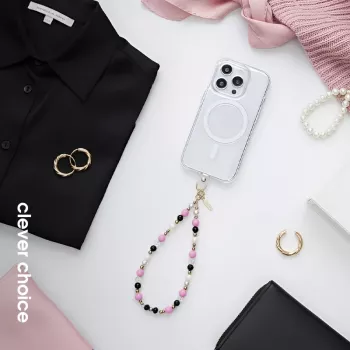Crong Phone Charm – telefono pakabukas su stilingais karoliukais (universalus dirželis)