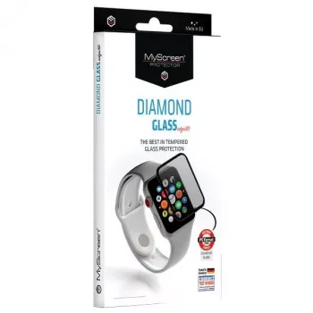 MYSCREEN PROTECTOR MS Diamond Glass Edge 3D 2.5D Apple Watch Ultra/Ultra 2 49mm sidabrinis