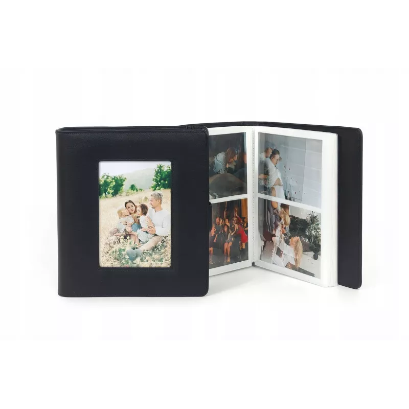 LOVEINSTANT 10x15 cm nuotraukų albumas 160 nuotraukų, juodas