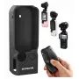 SUNNYLIFE OP4-BHT200-D TPU apsauginis dėklas, skirtas DJI Osmo Pocket 3 / 4 / 4P - juodas