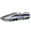 LEAN TOYS Pendolino spyruoklinis traukinys baltas su garsu ir šviesomis