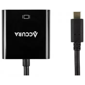 Accura USB-C į HDMI adapterio laidas 0,15 m 4K@60Hz juodas