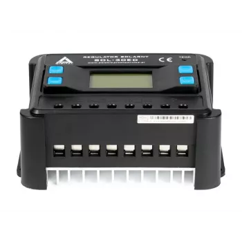 AZO Digital PWM SOL-30ED 12/24V 30A saulės įkrovimo valdiklis su LCD ekranu