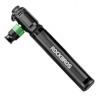 ROCKBROS HQ-75D-CO2 2-in-1 Mini dviračio pompa ir CO2 pripūtėjas - juoda
