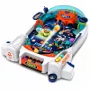 LEAN TOYS Space Pinball stalo žaidimas su raketų kliūtimis ir 8 kamuoliukais
