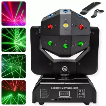 LIGHT4ME ATLAS Judantis daugiaefektis šviestuvas 4-in-1 LED