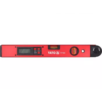 YATO elektroninis skaitmeninis kampamatis 400 mm su LCD ekranu ir fiksavimo funkcija
