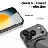 Tech-Protect Magflex MagSafe apsauginis dangtelis Apple iPhone 17 Pro Max, blizganti juoda (TPU/PC)