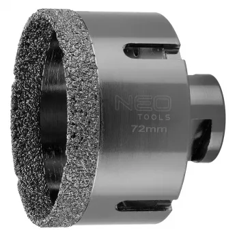 NEO TOOLS deimantinis vainikinis grąžtas 72 mm x M14 (55-316)