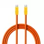 Newell USB-C į USB-C laidas 100W, 2m, silikoninis, oranžinis-geltonas