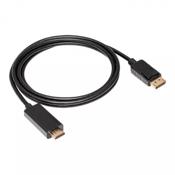 AKYGA AK-AV-05 DisplayPort į HDMI laidas 1,8 m, juodas