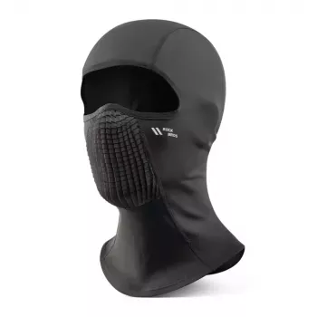 ROCKBROS LF25699 šiluminė dviračių balaklava – juoda