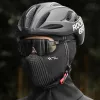 ROCKBROS LF25699 šiluminė dviračių balaklava – juoda