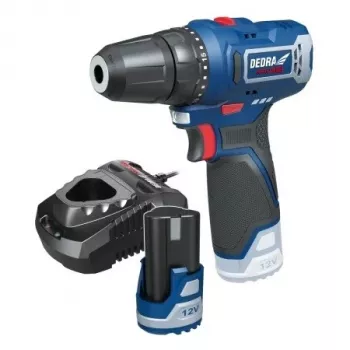 DEDRA DED7310T03 belaidis gręžtuvas-suktuvas 12V 2.0Ah Li-Ion