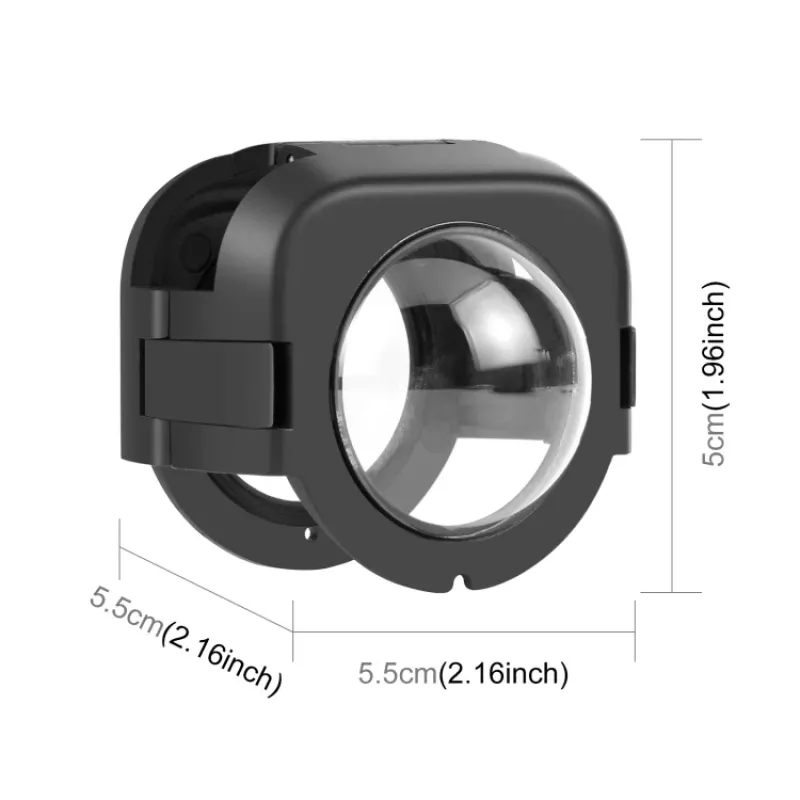 PULUZ objektyvo apsauginis dangtelis, skirtas Insta360 X4 – optinis stiklas, 2 vnt. (PU975)
