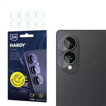 3MK Hardy Fusion objektyvo apsauga, skirta Samsung Galaxy Z Fold 8 – 9H hibridinio stiklo kameros objektyvo apsauga (permatoma)