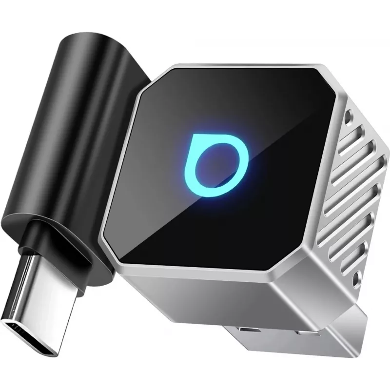 Ottocast Mini Pot CP88-T3 belaidis CarPlay / Android Auto adapteris, sidabrinis (CP88-T3)