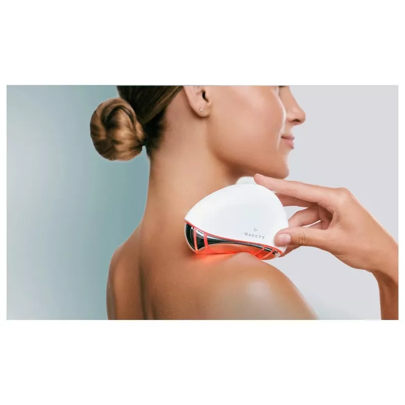 Garett Beauty Glow Stone White – elektroninis veido masažuoklis su šiluma ir vibracija