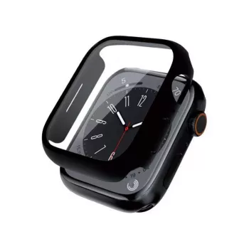 Crong hibridinis laikrodžio dėklas, skirtas Apple Watch 44mm (juodas)