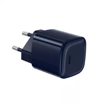 Crong NEO GaN 40W USB-C PD 3.2 sieninis įkroviklis su AVS – tamsiai mėlynas