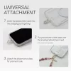 Crong Phone Charm Lanyard - Gold Bow pakabukas telefonui