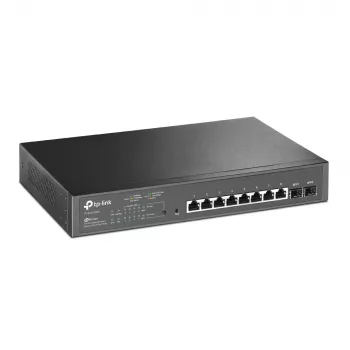 TP-Link JetStream 10 prievadų Gigabit Smart PoE komutatorius su 8 PoE+ prievadais