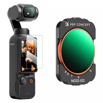 KF kintamo tankio ND filtras ND32-ND512 Nano-X, skirtas DJI Osmo Pocket 3