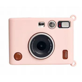 LOVEINSTANT Silicone dėklas Fujifilm Instax Mini Evo, rožinis