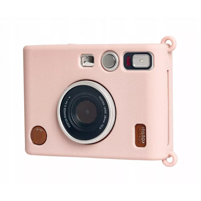 LOVEINSTANT Silicone dėklas Fujifilm Instax Mini Evo, rožinis