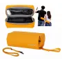 Sunnylife B018-Y organizatoriaus dėklas, skirtas DJI Osmo Pocket 3 / Insta360 X5 / Go 3S, geltonas