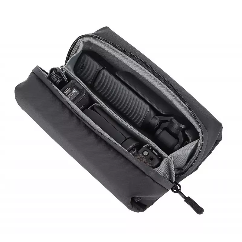 Sunnylife B018-Y organizatoriaus dėklas, skirtas DJI Osmo Pocket 3 / Insta360 X5 / Go 3S, geltonas